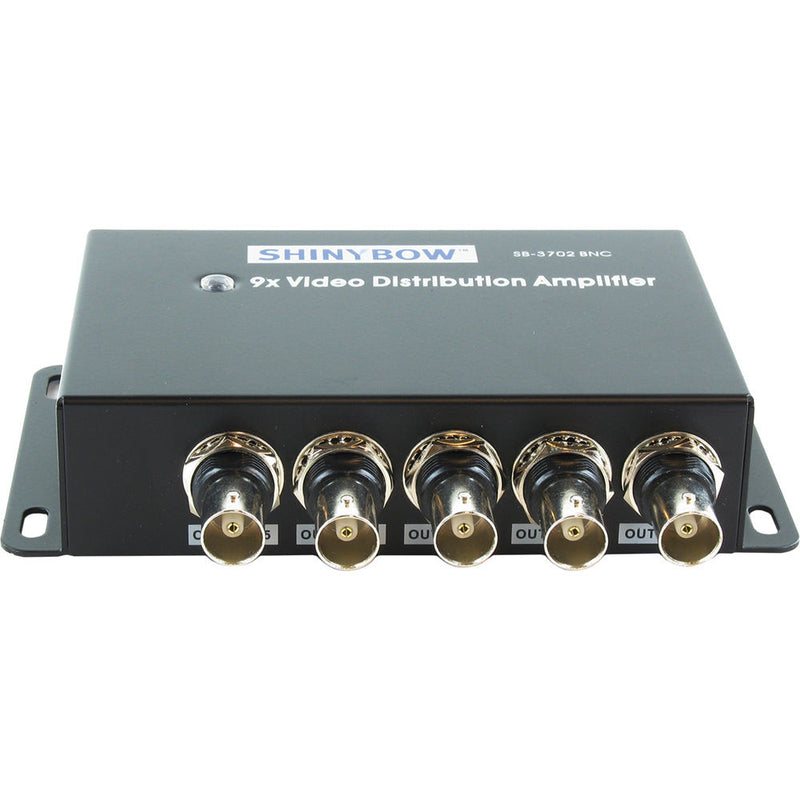 Shinybow SB-3702RCA 1 x 9 Composite Video Distribution Amplifier (RCA)