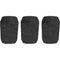 WindTech 5700 Series Windscreens for 1" Diameter Microphones (3 Pack, Black)