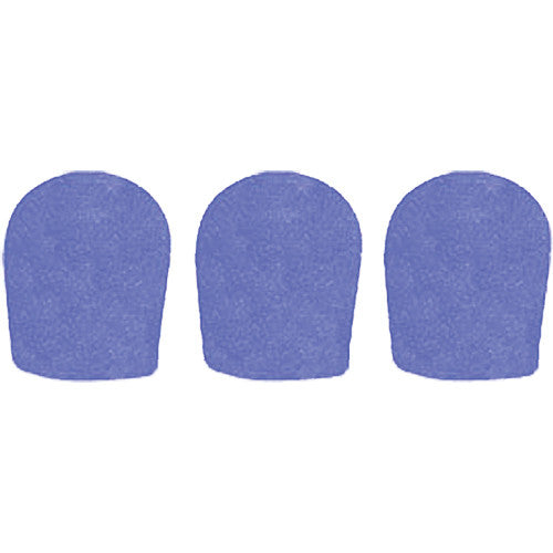 WindTech 900 Series Windscreens for 1-5/8" Diameter Microphones (3 Pack, Royal Blue)