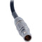 Remote Audio 5-pin Lemo to 3.5mm Right Angle Cable for Zaxcom QRX100 Timecode In and Out - 18"