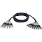 ALVA X8T8PRO5 16.4' Analog Multi-Core Cable (Black)