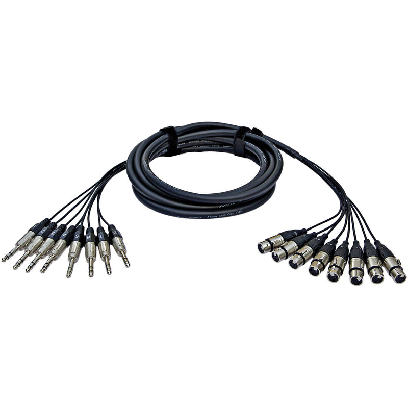 ALVA X8T8PRO5 16.4' Analog Multi-Core Cable (Black)