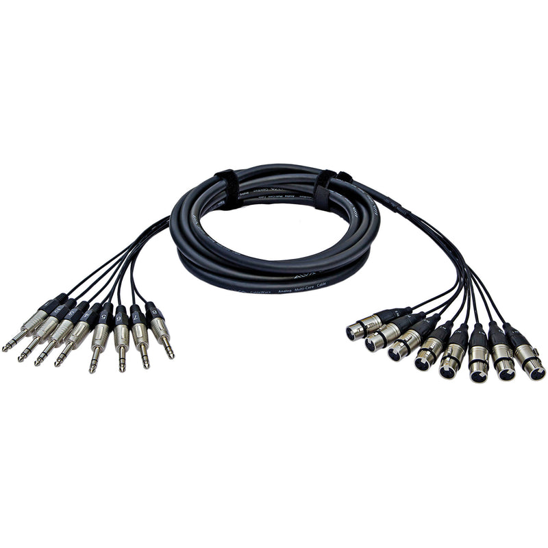ALVA X8T8PRO2 6.5' Analog Multi-Core Cable (Black)