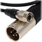 Remote Audio 2' XLR4M to 4-Pin Hirose Male DC Power Cable