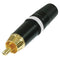 Rean NYS373-9 RCA Phono Plug (White)