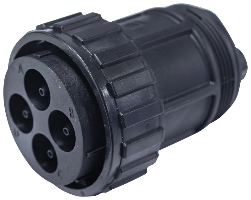 AMPHENOL INDUSTRIAL APC06-24-4P CIR CONN, PLUG, 4POS, SIZE 24, CRIMP