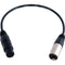 Remote Audio XLR3 Female to XLR5 Male Balanced Adapter Cable (11")