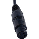 Remote Audio XLR3 Female to XLR5 Male Balanced Adapter Cable (11")