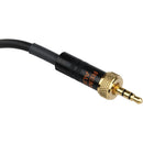 Remote Audio CASDT3/3.5 Unbalanced TA3F to 3.5mm TRS Locking Adapter Cable (18")