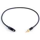 Remote Audio CASDT3/3.5 Unbalanced TA3F to 3.5mm TRS Locking Adapter Cable (18")
