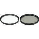 Luminesque 67mm UV and Circular Polarizer Multi Coated Pro Filter Kit