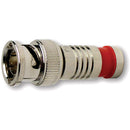 Platinum Tools BNC-Type Nickel SealSmart Coaxial RG6 Quad Connector (25-Pack)