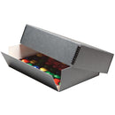 Print File 16.5 x 20.5 x 3" Drop-Front Metal Edge Archival Storage Box (Gray)