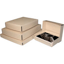 Print File 22.5 x 28.5 x 3" Drop-Front Metal Edge Archival Storage Box (Tan)