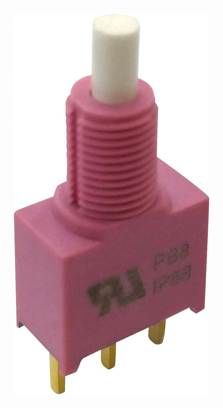 MULTICOMP PRO MP-PB8-AA00A2GE-2 Pushbutton Switch, SPDT, On-(Off), Round Plunger