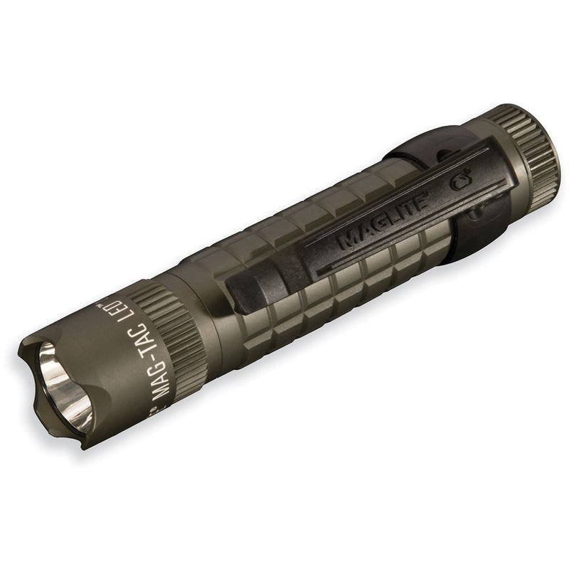 Maglite Mag-Tac LED Flashlight (Crowned Bezel, Foliage Green)