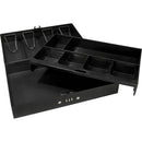 Barska Six-Compartment Cash Box with Bill Holders and Combination Lock