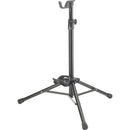 K&M Foldable Tenor Horn Stand (Black)