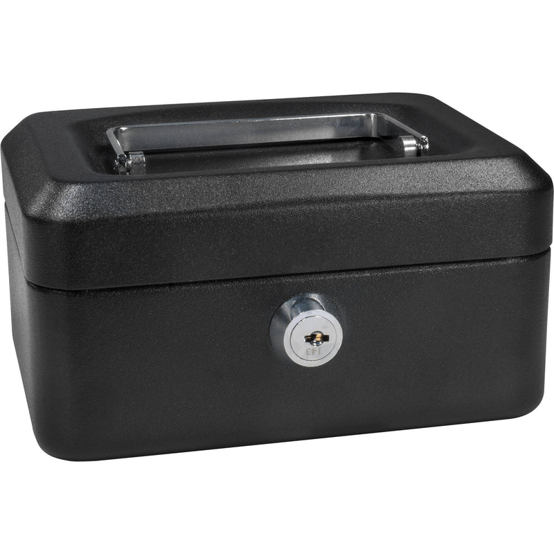 Barska 6" Cash Box with Key Lock (Black)
