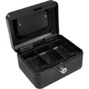 Barska 6" Cash Box with Key Lock (Black)