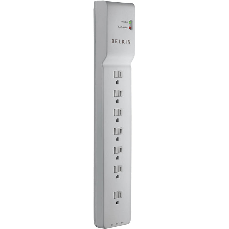 Belkin 7-Outlet Home and Office Surge Protector (6', White)