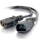 C2G 10' IEC320C14 to IEC320C13 14 AWG 250V Power Extension Cord (Black)