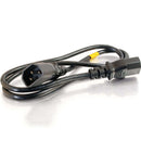 C2G 10' IEC320C14 to IEC320C13 14 AWG 250V Power Extension Cord (Black)