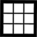 Chimera Window Pattern for 42x42" Compact Frame - French Door