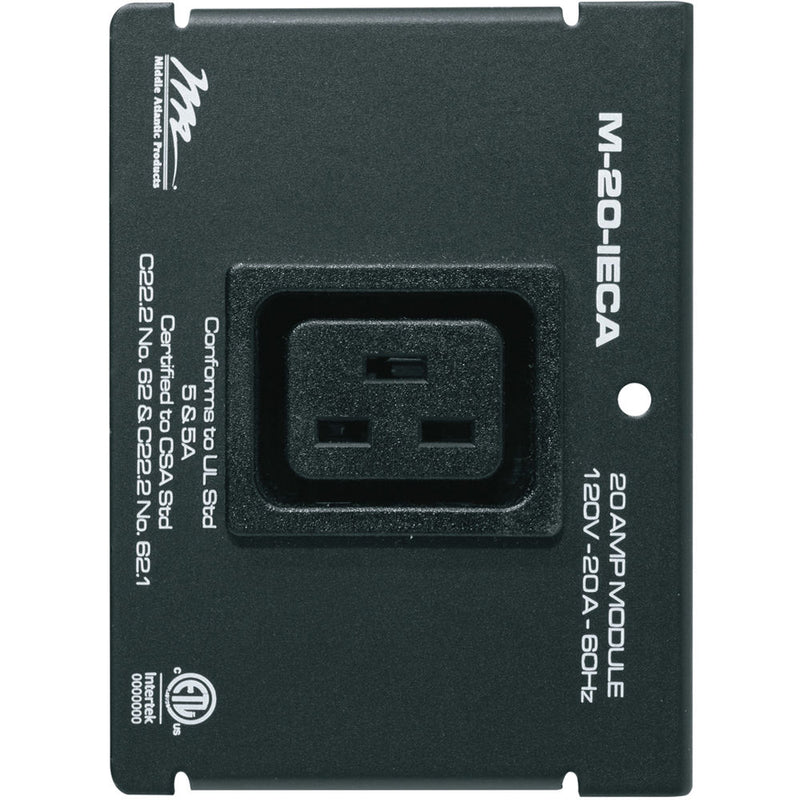Middle Atlantic M-20IECA Switchable Power Module