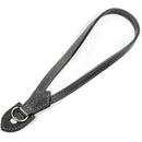 Black Label Bag Leather Wrist Strap (Gray)