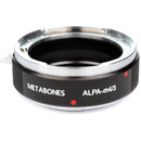 Metabones Alpa Lens to Micro Four Thirds Camera Lens Adapter (Black)