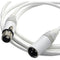 Canare Starquad XLRF-XLRM Cable (White, 40')