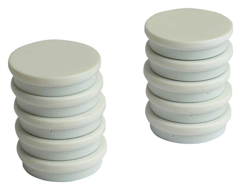 ECLIPSE MAGNETICS RM768/W Marker Magnet, Ferrite, 30 mm Diameter x 7mm Height, White