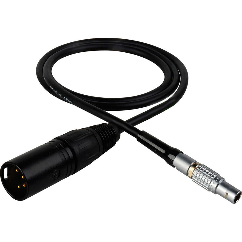 TecNec 2-Pin LEMO to 4-Pin Male XLR Teradek Power Cable for Teradek Series Cube (24")