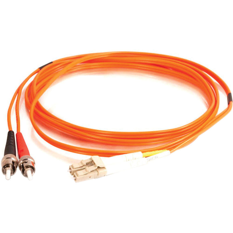 Camplex Duplex ST to Duplex LC Multimode Fiber Optic Patch Cable (16.4', Orange)