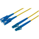 Camplex Duplex LC to Duplex SC Singlemode Fiber Optic Patch Cable (Yellow, 9.84')