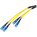 Camplex 10' 2-Channel SC Single-Mode Fiber Tactical Snake Cable