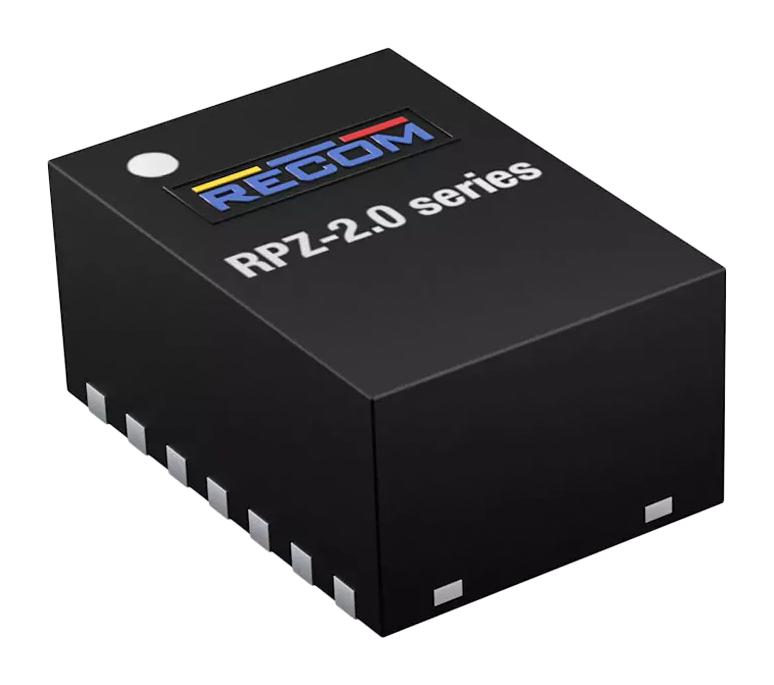 RECOM POWER RPZ-2.0-CT Non Isolated POL DC/DC Converter, Synchronous Buck, ITE & Industrial, Module, 10 W, 600 mV, 5.74 V