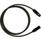 RapcoHorizon HOGMPRO-6 - Studio Series Gold PRO XLR Female to XLR Male Microphone Cable (6', Black)