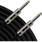 RapcoHorizon H Speaker Cable - 1/4" Male to 1/4" Male (50', Black)