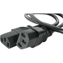 StarTech IBM Power Y Computer Cord NEMA 5-15P to 2x C13 (6')