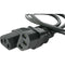 StarTech IBM Power Y Computer Cord NEMA 5-15P to 2x C13 (6')