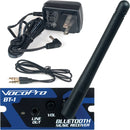 VocoPro BT-1L Professional Bluetooth Music Receiver with Power Adapter & 1/8" Patch Cable