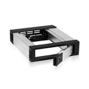 iStarUSA 5.25" to 1 x 3.5" Trayless SATA/SAS Hot-Swap Cage Silver