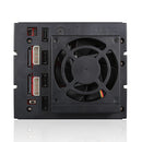 iStarUSA 3x 5.25" to 4x 3.5" SAS/SATA 6.0 Gb/s Hot-Swap Cage (Black)