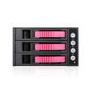 iStarUSA 5.25 to 3.5" SAS/SATA 6.0 Gb/s Hot-Swap Cage (Red)