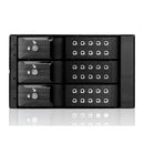 iStarUSA 2 x 5.25" to 3 x 3.5"SAS/SATA 6 Gb/s Trayless Hot-Swap Cage (Black)