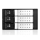 iStarUSA 2 x 5.25" to 3 x 3.5"SAS/SATA 6 Gb/s Trayless Hot-Swap Cage (Silver)