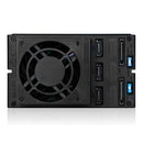 iStarUSA 2 x 5.25" to 3 x 3.5"SAS/SATA 6 Gb/s Trayless Hot-Swap Cage (Silver)