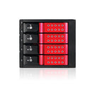 iStarUSA BPN-DE340SS SAS/SATA 6.0 Gb/s Tray-Less Hot-Swap Cage (Red)